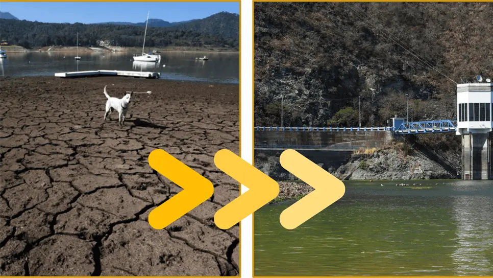 FOTO: Condiciones de la presa.