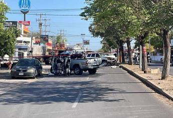 Dos hombres y una mujer resultan heridos de bala durante el enfrentamiento en la colonia Guadalupe Victoria, en Culiacán