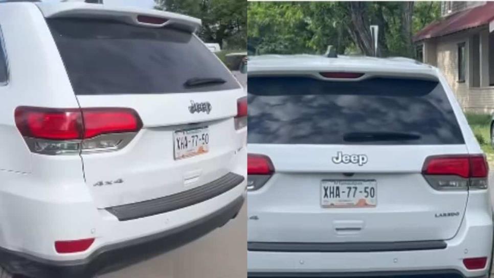 Redada contra migrantes en EU; ICE usa vehículo con placas del estada de Tamaulipas Redada contra migrantes en EU; ICE usa vehículo con placas del estada de Tamaulipas