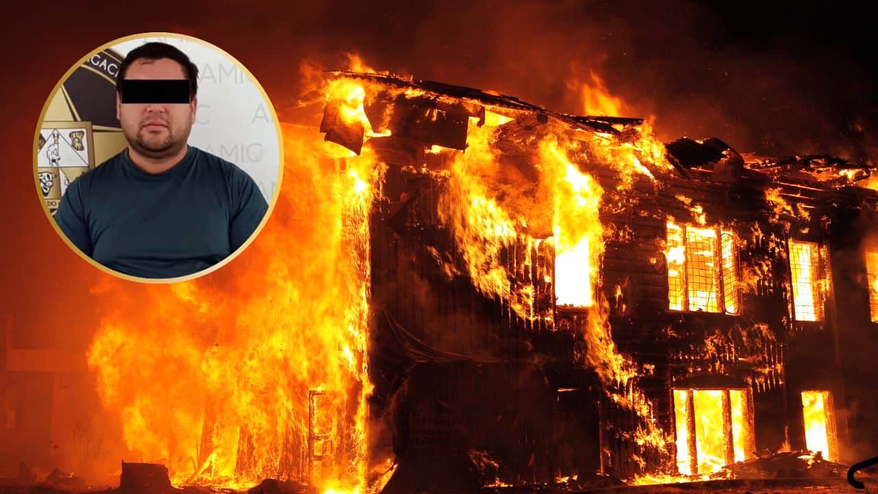 Francisco “N” también incendió un vehículo de su jefe y amenazó con levantar una manifestación en su contra. FOTO: Luz Noticias.