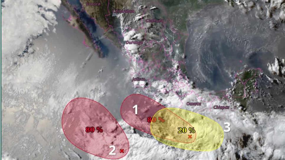 ¿Un tercer ciclón? Se prevé la formación de una nueva zona de baja presión en el Pacífico ¿Un tercer ciclón? Se prevé la formación de una nueva zona de baja presión en el Pacífico