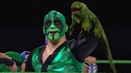 Así la participación de Mr. Iguana en el evento Worlds Collide de la WWE | VIDEO Así la participación de Mr. Iguana en el evento Worlds Collide de la WWE | VIDEO