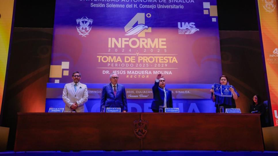 Madueña Molina toma protesta como Rector de la UAS para el período 2025-2029 Madueña Molina toma protesta como Rector de la UAS para el período 2025-2029