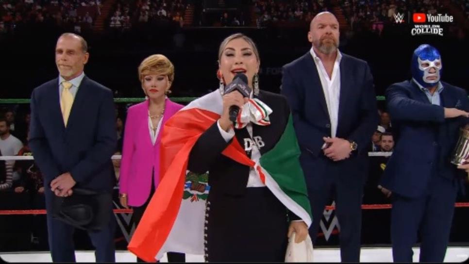 ¿Quién es la cantante que cambió la letra del Himno Nacional Mexicano en evento de lucha en EU? | VIDEO ¿Quién es la cantante que cambió la letra del Himno Nacional Mexicano en evento de lucha en EU? | VIDEO