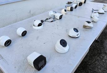 Aseguran 19 cámaras de videovigilancia clandestinas en distintos sectores de Culiacán