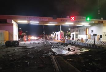 Tres muertos y largas filas deja fatal choque e incendio en la caseta de Alhuey, Angostura
