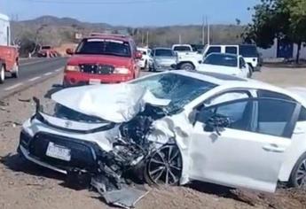 Choque deja seis lesionados, dos de ellos menores de edad, en el poblado El Habal