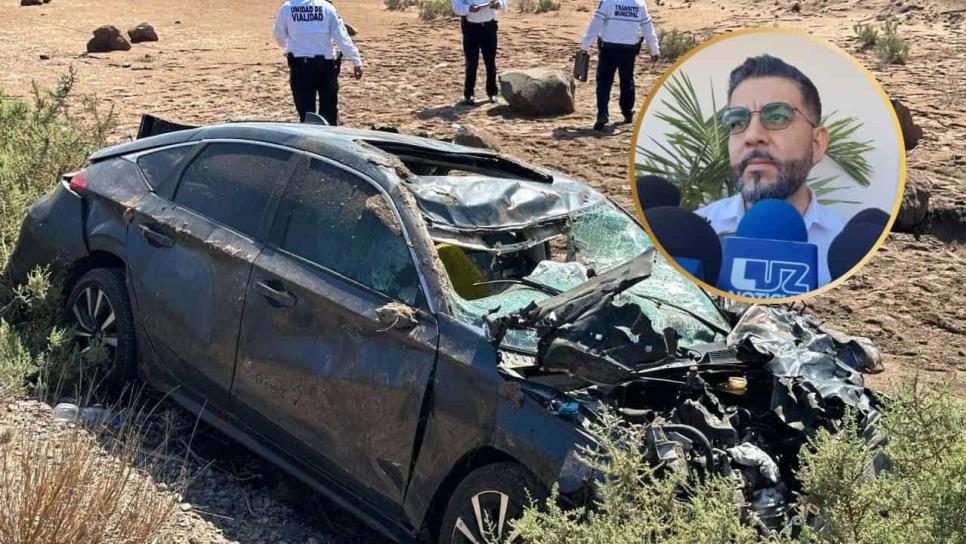 "Automóvil era conducido por un masculino", confirma Vicefiscalía sobre accidente en la Mochis-Topo "Automóvil era conducido por un masculino", confirma Vicefiscalía sobre accidente en la Mochis-Topo
