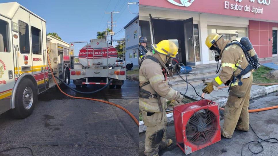 Se incendia conocido negocio de sushi En Los Mochis Se incendia conocido negocio de sushi En Los Mochis