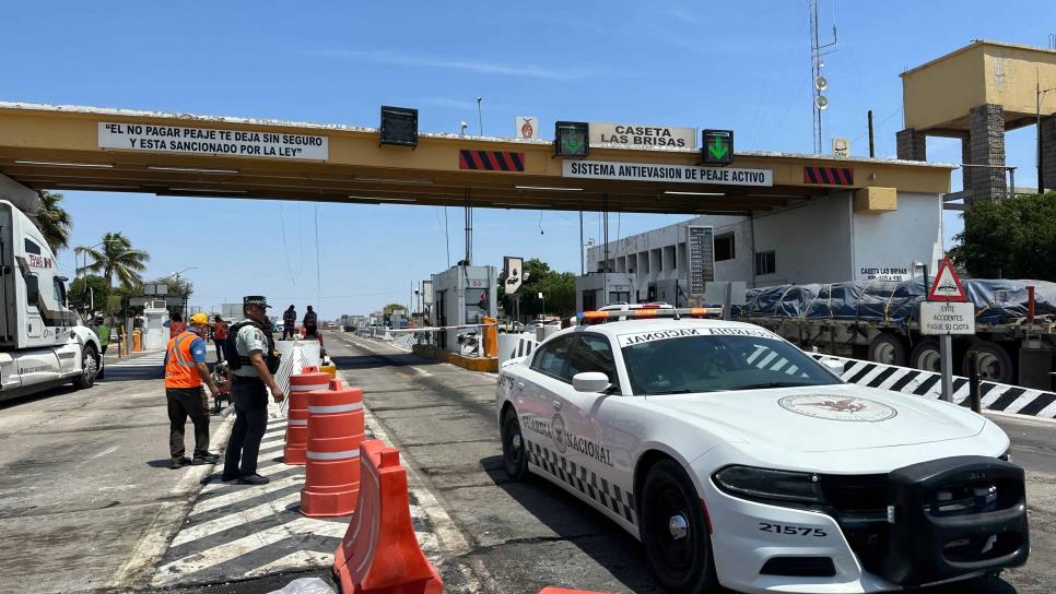 Abren un carril hacia el sur en la caseta de Alhuey, Angostura Abren un carril hacia el sur en la caseta de Alhuey, Angostura