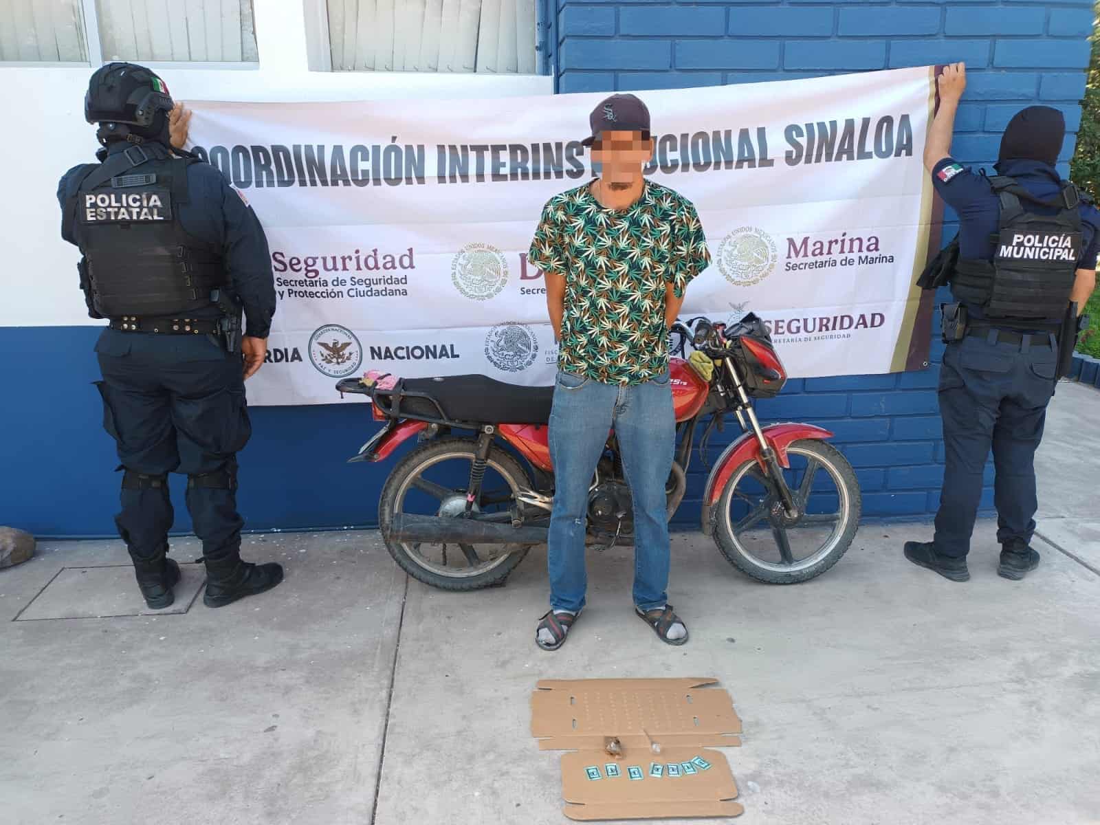 El sujeto y lo asegurado fueron puestos a disposición de las autoridades. (FOTO: Cortesía).