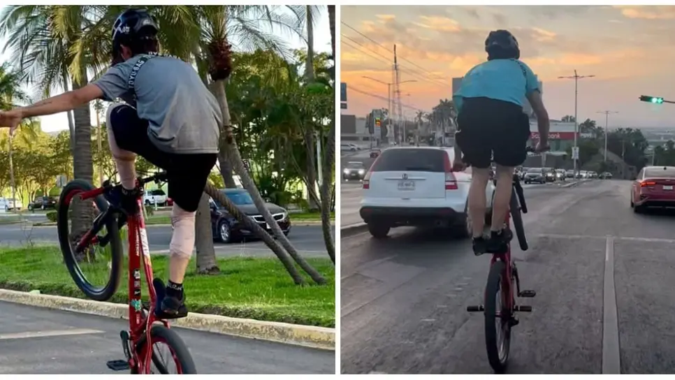 FOTO: Biker en Culiacán.