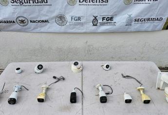 Grupo Interinstitucional retira 12 equipos de videovigilancia en Culiacán
