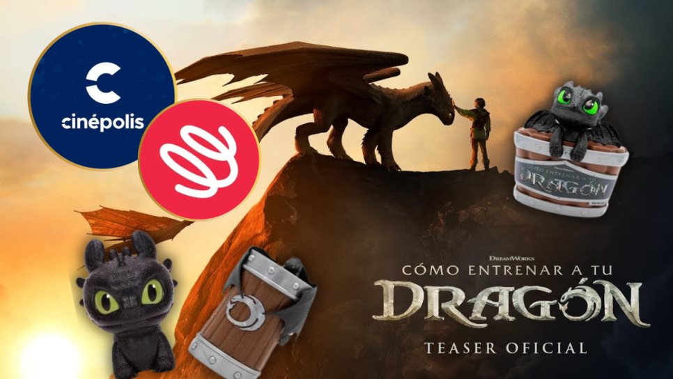 Así son las palomeras de "Cómo entrenar a tu Dragón" en Cinépolis y Cinemex Así son las palomeras de "Cómo entrenar a tu Dragón" en Cinépolis y Cinemex