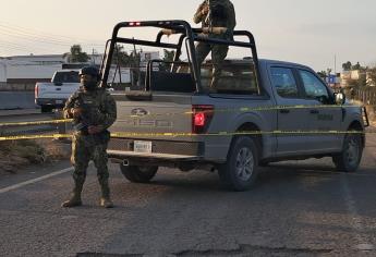 Arrojan un cuerpo con huellas de tortura sobre la carretera Culiacán-Eldorado, cerca del Campo El Diez, Culiacán