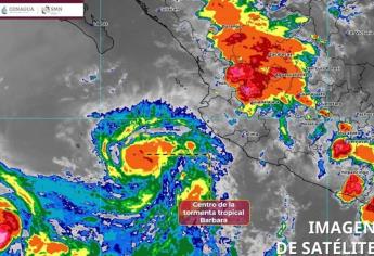 Bárbara se degrada a tormenta tropical; mantendrá lluvias fuertes en Jalisco, Colima y Michoacán