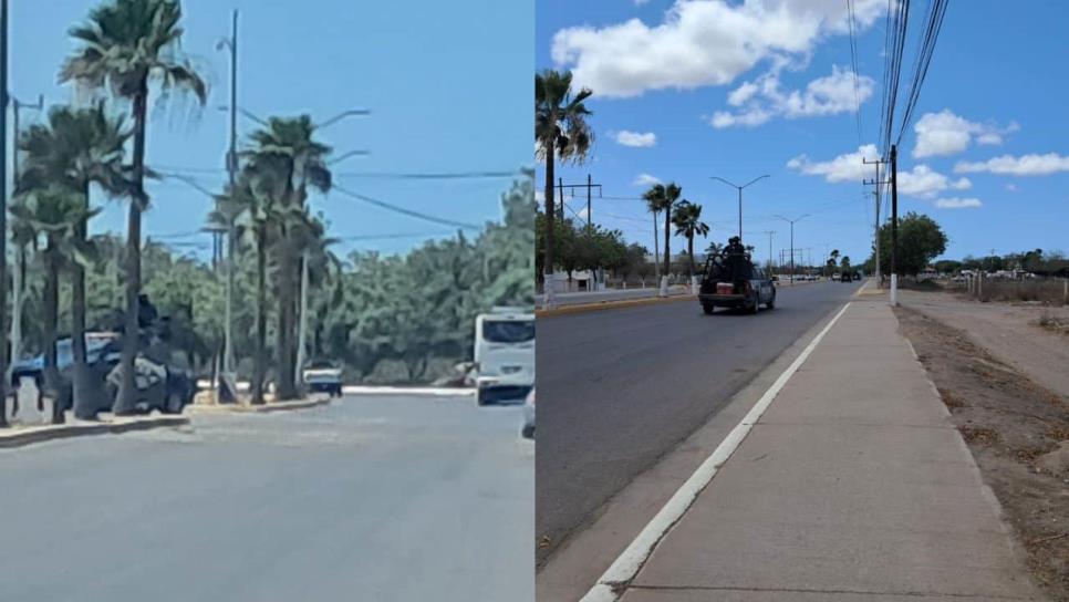 Militares y federales peinan colonias de Navolato con operativo tras captura de sicarios Militares y federales peinan colonias de Navolato con operativo tras captura de sicarios
