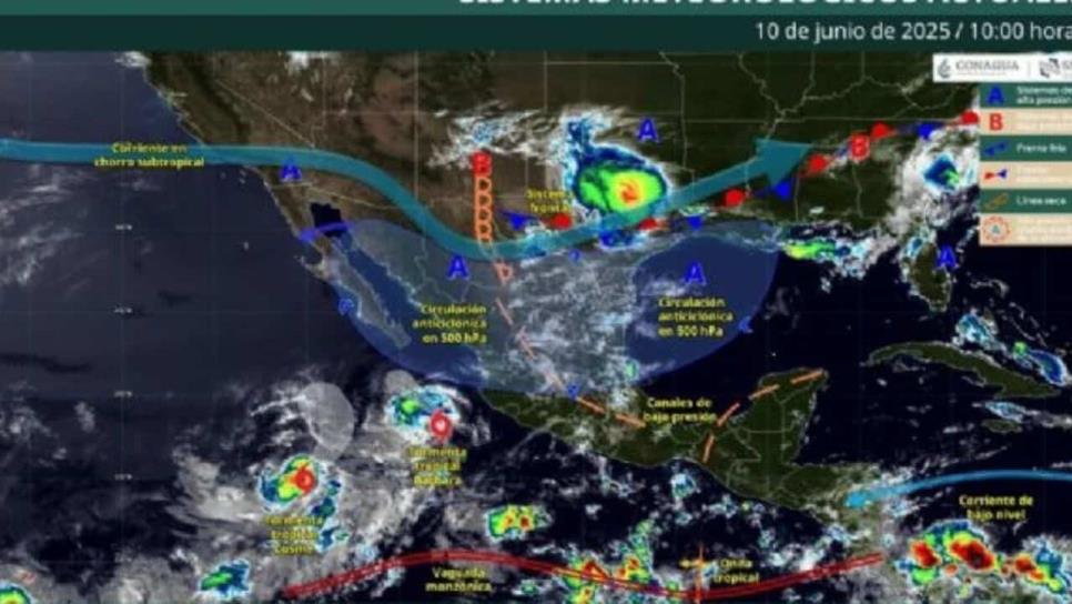 Prevén fuertes lluvias y posible formación de tornados en estado estados Prevén fuertes lluvias y posible formación de tornados en estado estados