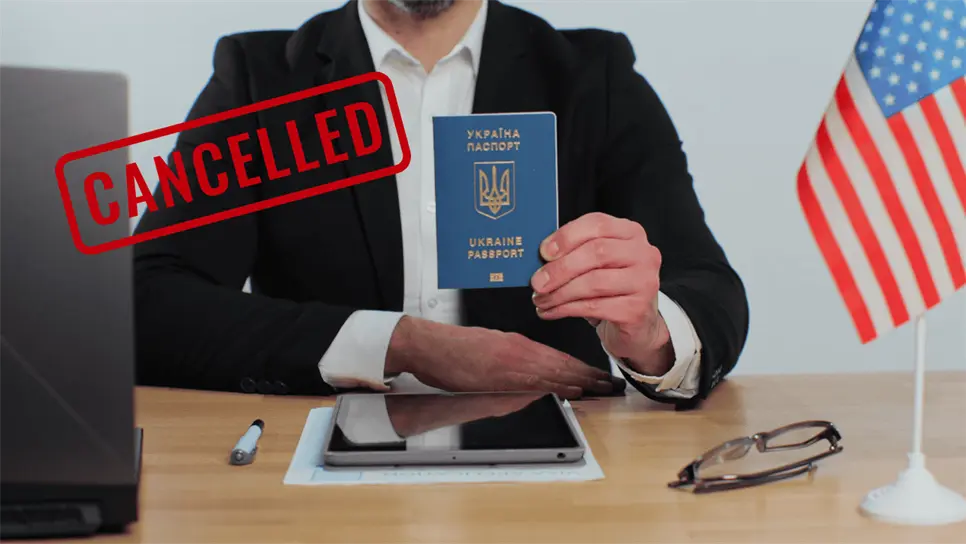 FOTO: Visas canceladas por muchas visitas a Estados Unidos.