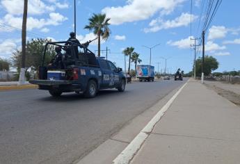 Militares sitian La Palma, Navolato con fuerte operativo
