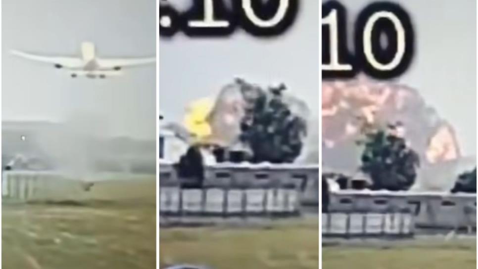 Momento exacto en que se estrella el avión de Air India que dejó 204 muertos | VIDEO Momento exacto en que se estrella el avión de Air India que dejó 204 muertos | VIDEO