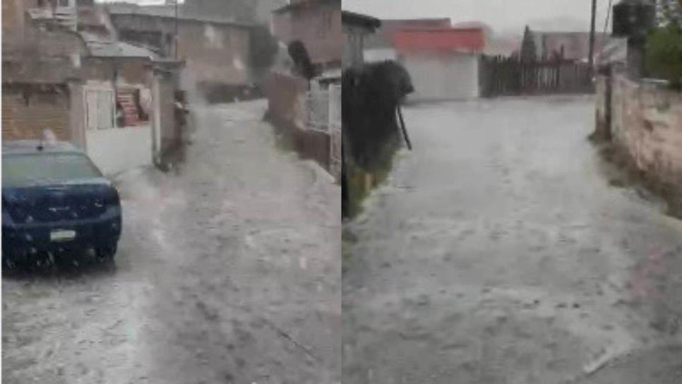 Fuerte tormenta con granizo sorprende a habitantes de El Salto, Durango Fuerte tormenta con granizo sorprende a habitantes de El Salto, Durango