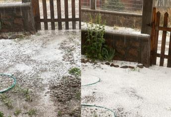 Granizada sorprende a Creel, Chihuahua en medio de ola de calor extrema