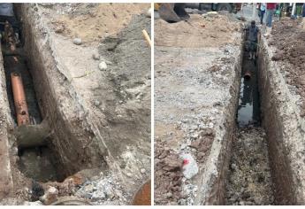 Antonio Menéndez anuncia tres obras más de drenaje y agua potable para Ahome