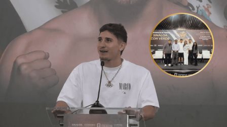 Estoy muy contento de debutar en Culiacán, es mi sueño ganar ante mi gente: Marco Verde Estoy muy contento de debutar en Culiacán, es mi sueño ganar ante mi gente: Marco Verde
