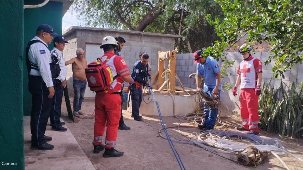 Hombre cae a un pozo de una noria de 20 metros de profundidad en El Fuerte Hombre cae a un pozo de una noria de 20 metros de profundidad en El Fuerte