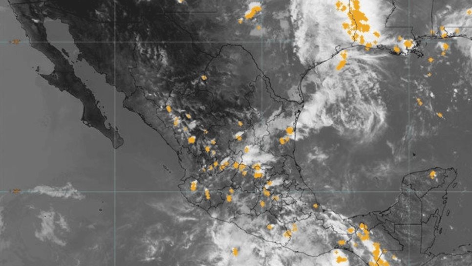 Zona de baja presión dejará lluvias fuertes en distintas zonas de México