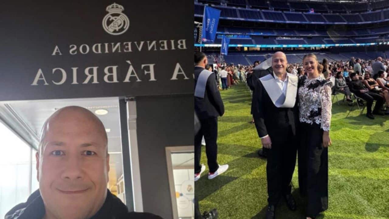 Enrique Alfaro logró completar el curso Máster en Dirección de Fútbol, donde este pudo pisar el legendario césped del majestuoso Estadio Santiago Bernabéu en su ceremonia de graduación