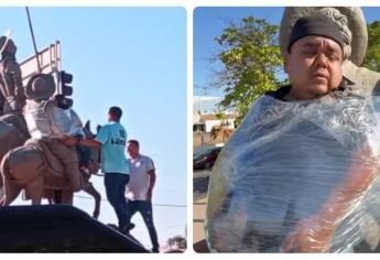 Mal uso de monumentos en Los Mochis, esto puede costarte