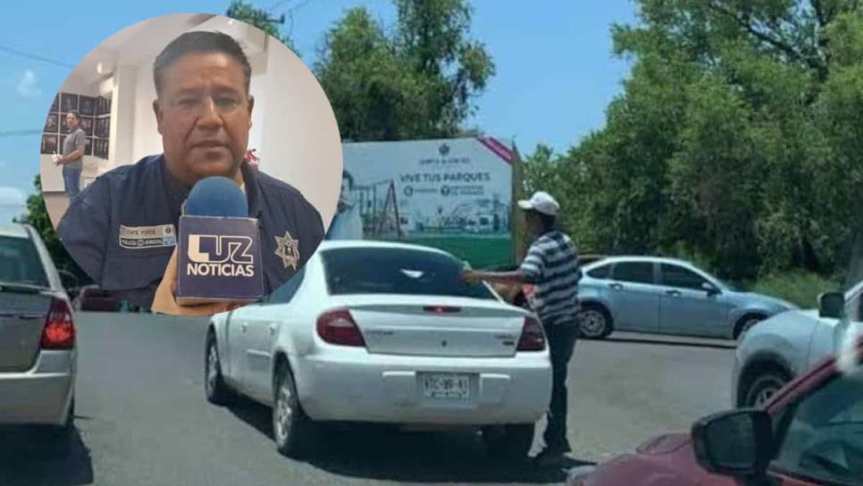 "Nada de limpia vidrios encapuchados": Seguridad Pública en Ahome "Nada de limpia vidrios encapuchados": Seguridad Pública en Ahome
