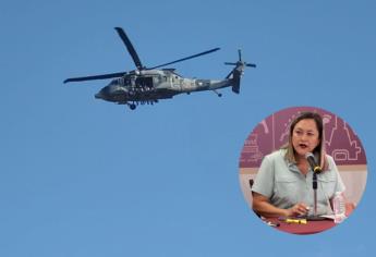 El sobrevuelo de helicópteros en Culiacán es un operativo permanentemente: Seguridad Pública