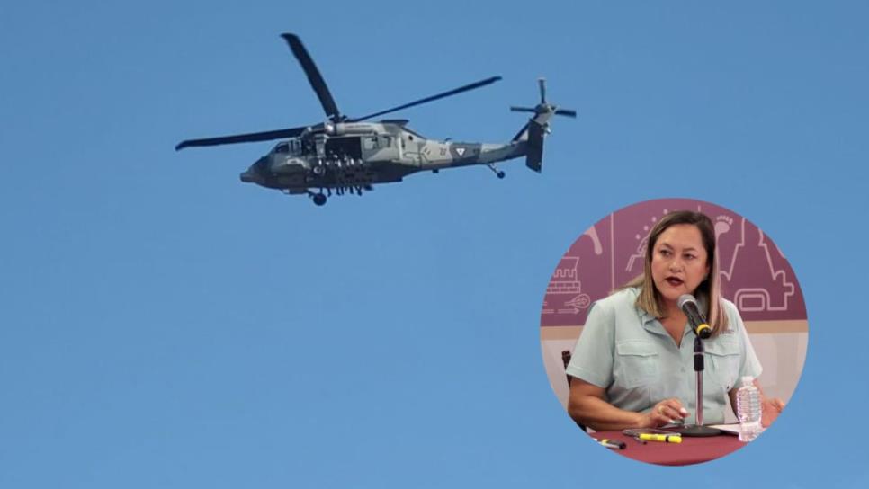 El sobrevuelo de helicópteros en Culiacán es un operativo permanentemente: Seguridad Pública El sobrevuelo de helicópteros en Culiacán es un operativo permanentemente: Seguridad Pública
