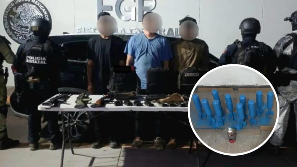 Aseguran fábrica de explosivos y capturan a 3 sujetos en Los Ángeles, Culiacán Aseguran fábrica de explosivos y capturan a 3 sujetos en Los Ángeles, Culiacán