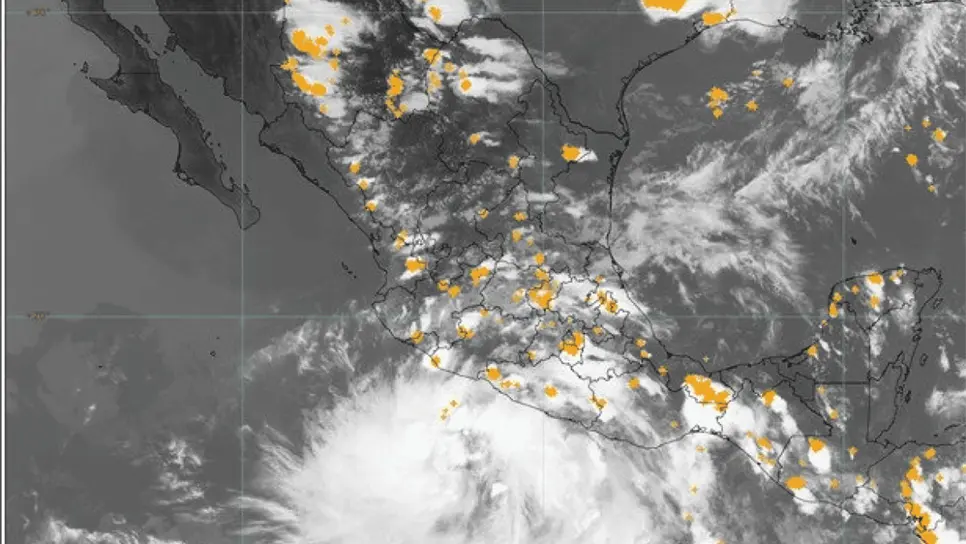 La tormenta Dalila ocasionará lluvias muy fuertes e intensas. (FOTO: Conagua).