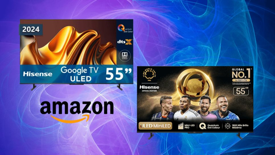 Amazon remata pantalla Hisense U8N de 55 pulgadas, regalo ideal para el Día del Padre Amazon remata pantalla Hisense U8N de 55 pulgadas, regalo ideal para el Día del Padre