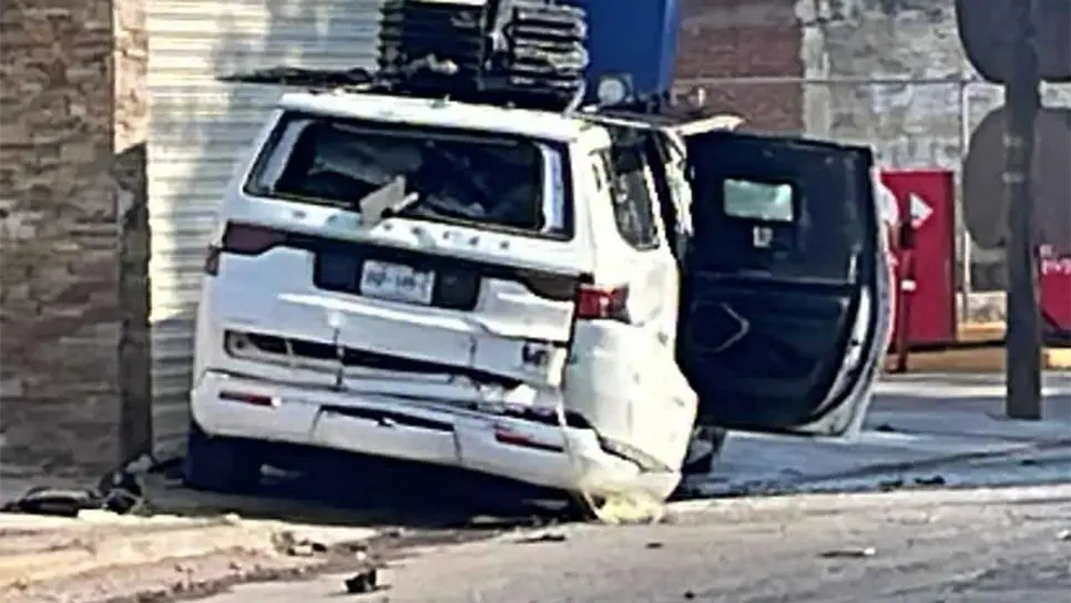FOTO: Así es la camioneta blindada con un rifle 50 empotrado qué participó en la balacera en Tierra Blanca, Culiacán