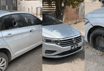 Encuentran dos autos abandonados y vandalizados en el fraccionamiento Alameda, en Culiacán