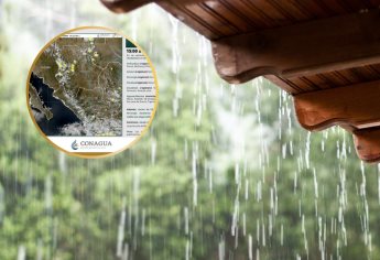CONAGUA pronostica chubascos y lluvias fuertes esta tarde para Sinaloa