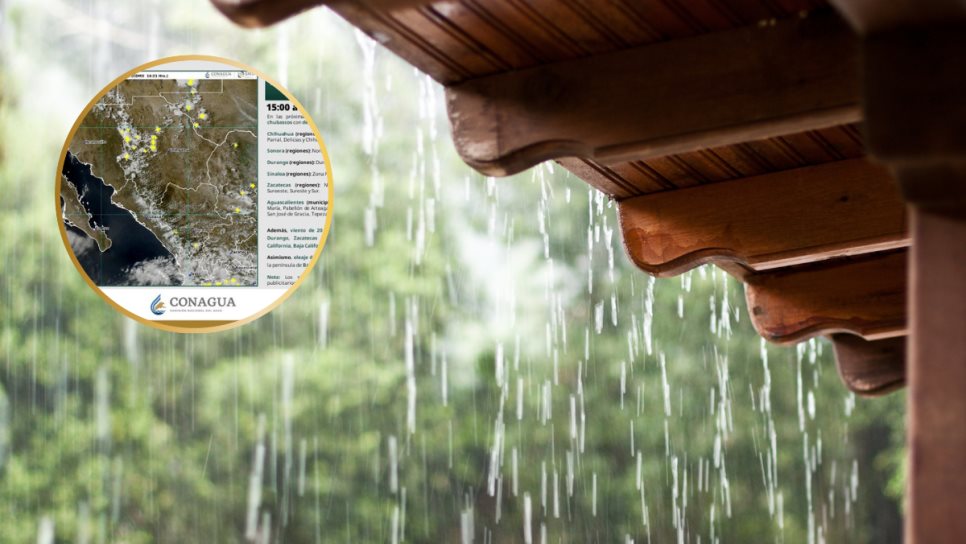 CONAGUA pronostica chubascos y lluvias fuertes esta tarde para Sinaloa CONAGUA pronostica chubascos y lluvias fuertes esta tarde para Sinaloa