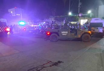 Militares realizan operativos en la colonia Huizaches de Culiacán