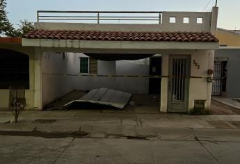 Aseguran camioneta de lujo durante cateo a casa vandalizada en el fraccionamiento Los Huertos, Culiacán