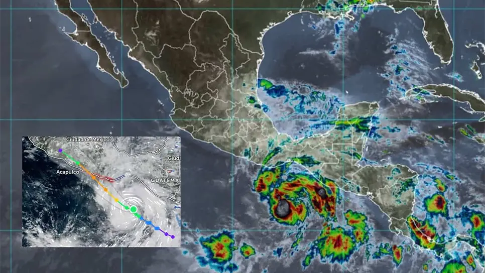 FOTO: ‘Erick’ EN VIVO, tormenta tropical que podría llegar a ser huracán categoría 2 en el Pacífico
