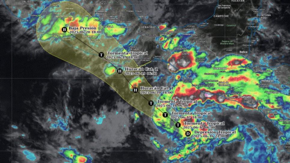 Se forma la depresión tropical Cinco-E; se espera que evolucione a tormenta tropical durante el martes Se forma la depresión tropical Cinco-E; se espera que evolucione a tormenta tropical durante el martes