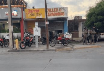 Atacan a balazos un taller de reparación de lavadoras en el fraccionamiento Jabalíes, en Mazatlán