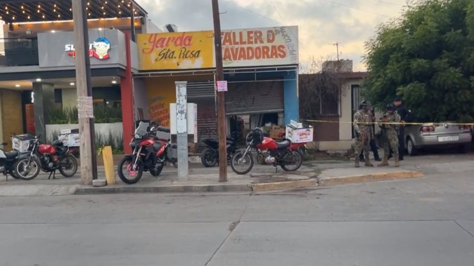 Atacan a balazos un taller de reparación de lavadoras en el fraccionamiento Jabalíes, en Mazatlán Atacan a balazos un taller de reparación de lavadoras en el fraccionamiento Jabalíes, en Mazatlán