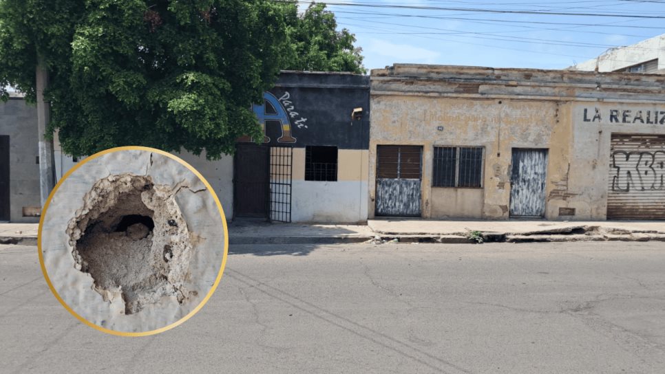 Atacan a balazos a una jugada y un domicilio en el Centro de Culiacán Atacan a balazos a una jugada y un domicilio en el Centro de Culiacán